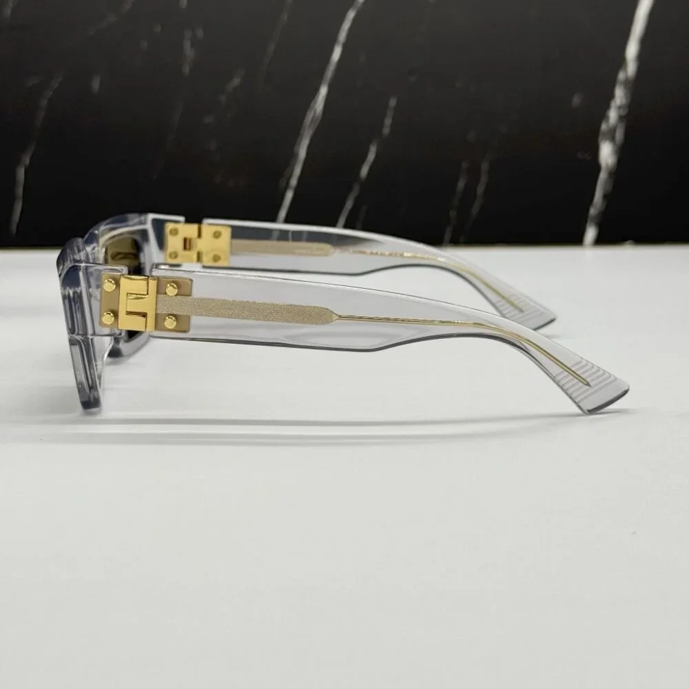 NEW BOTTEGA VENETA BV1230S 001 SUNGLASSES UNISEX CRYSTALSQUARE EYEWEAR